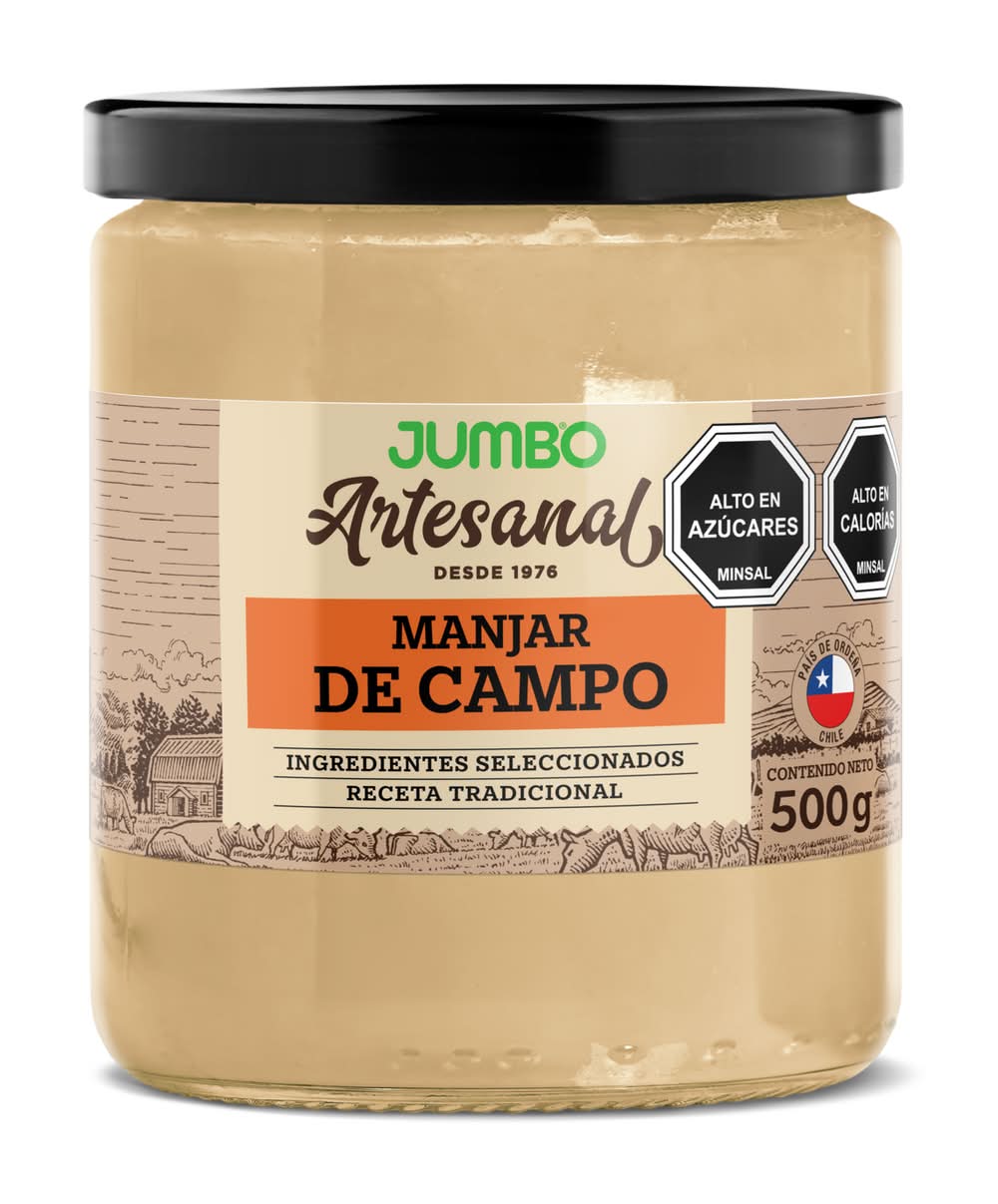 Manjar de Campo Jumbo Artesanal 500 g