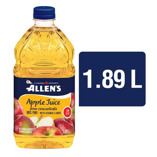 Allen's Pure Apple Juice (1.89 L)