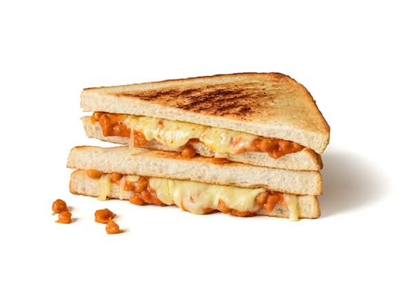 Cheese & Masala Beans Toastie