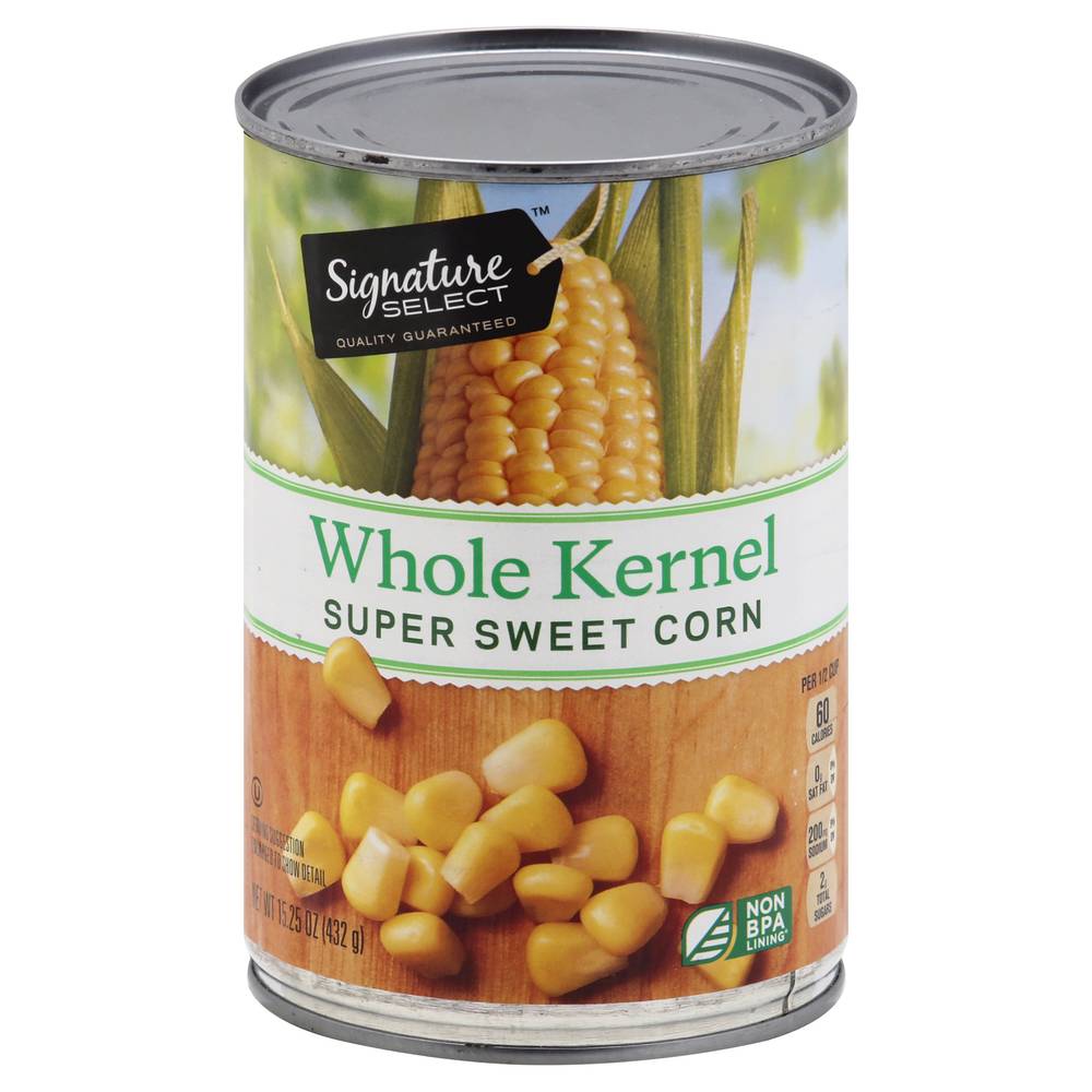 Signature Select Whole Kernel Super Sweet Corn (15.2 oz)