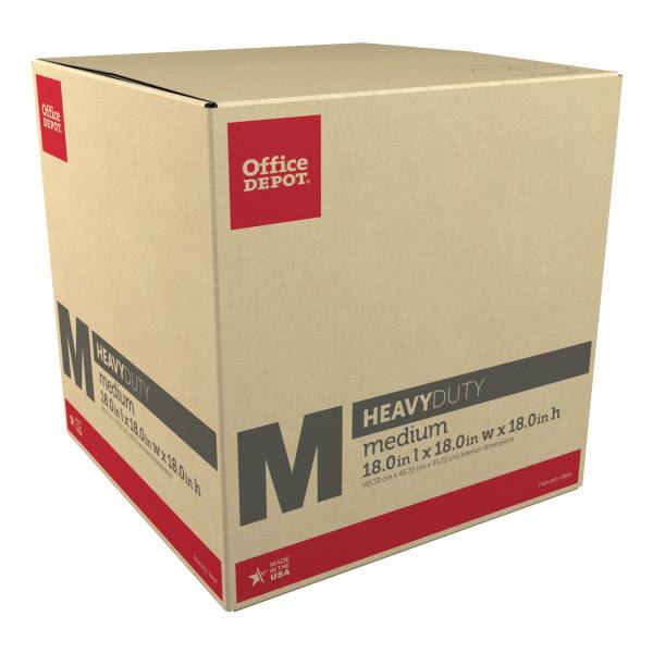 Office Depot Heavy-Duty Corrugated Kraft Moving Box