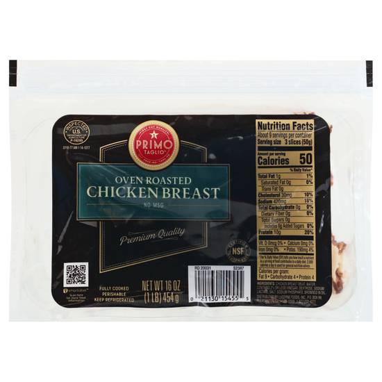 Primo Taglio Oven Roasted Chicken Breast (16 oz)