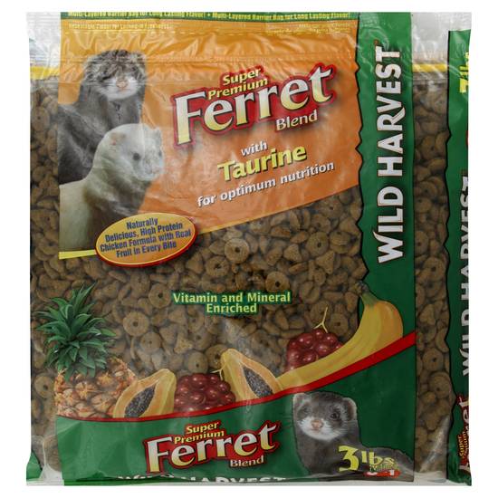Wild Harvest Super Premium Ferret Food Blend With Taurine (3 lbs)
