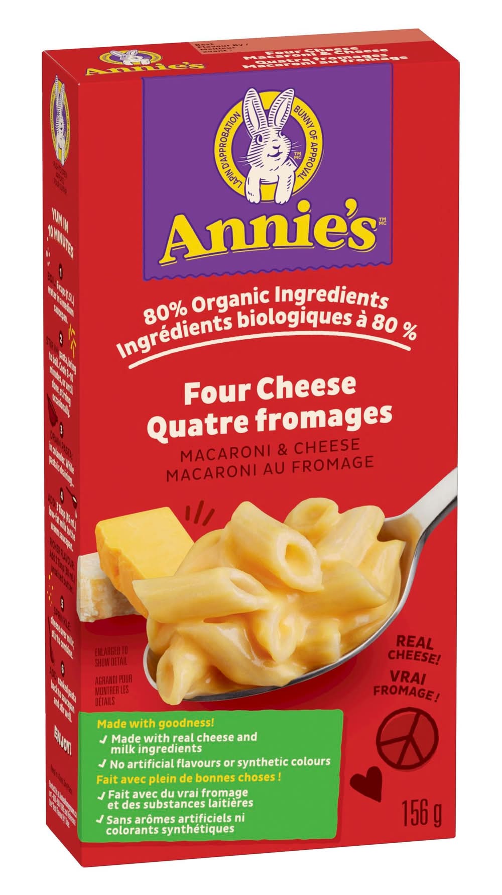 Annie's Four Cheese Macaroni & Cheese (156 g)