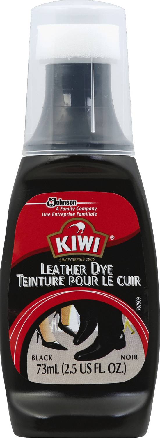 Kiwi Black Leather Dye
