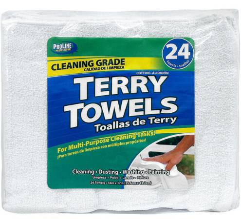 Pro Line - Terry Towels - 24 ct (1X24|1 Unit per Case)