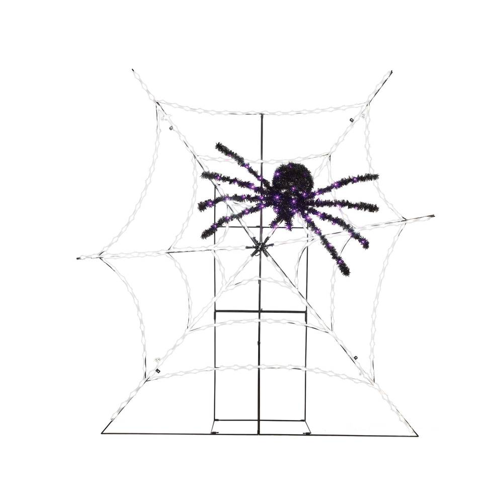 Haunted Living 5-ft LED Spider Web Porch Decoration | ES75-431