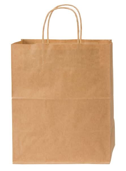 DURO BAG Bistro Shopping Bag Kraft With Rope Handle (250 ct)