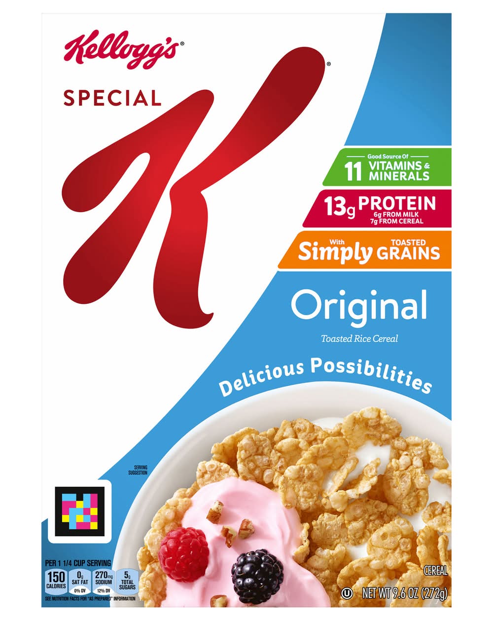 Special K Original Cereal, Toasted Rice (9.6 oz)