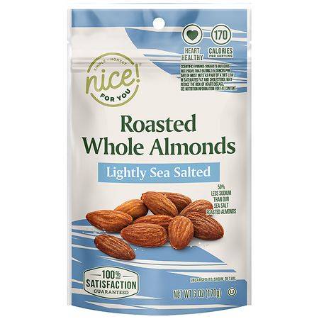 Nice! Roasted Whole Almonds (sea salt)