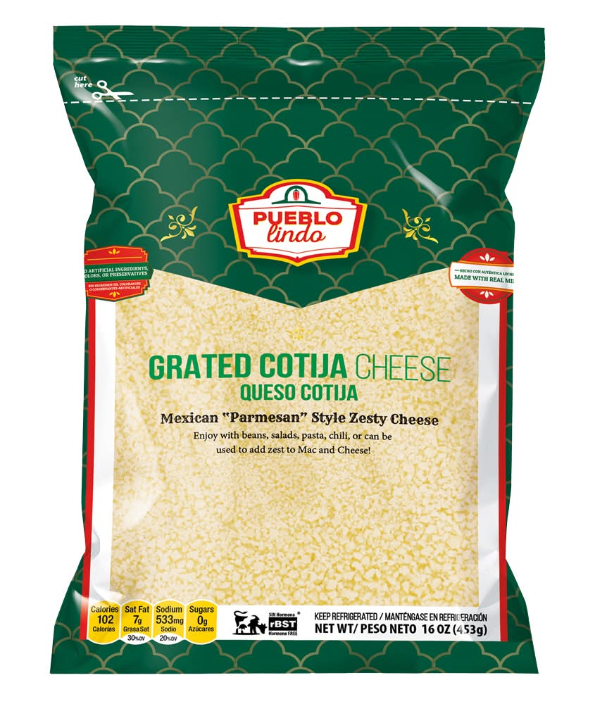 Pueblo Lindo Grated Cotija Cheese (16 oz)