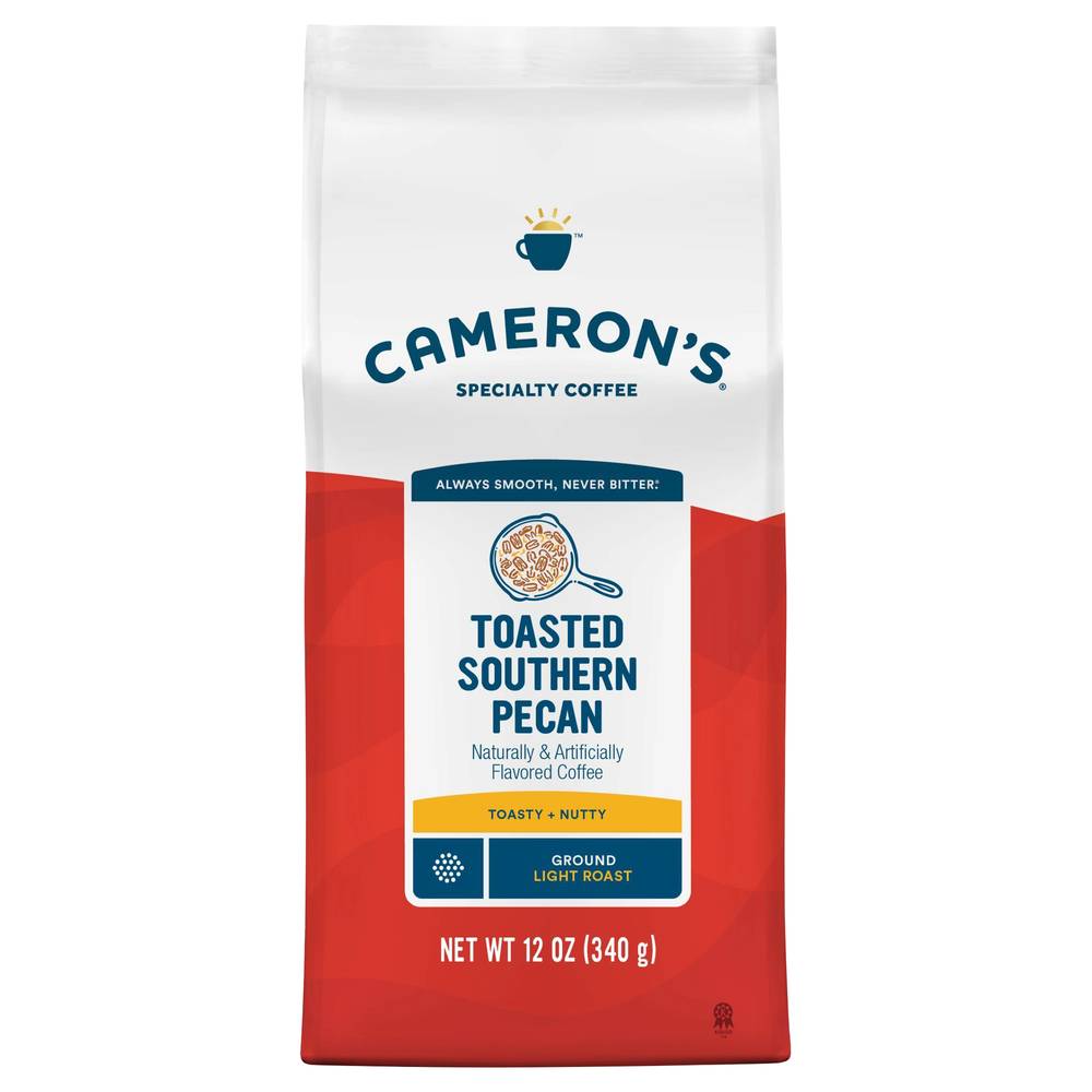 Cameron's Toasted Southern Pecan Light Roast Ground Coffee (12 oz)