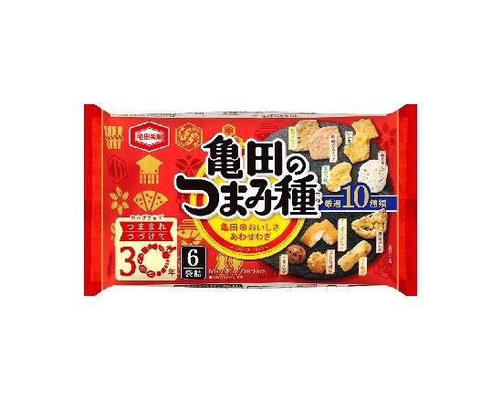 26135：亀田製菓 つまみ種（6袋詰） 120G /  Kameda Seika Tsumami Dane