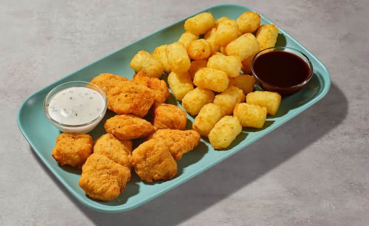 Chicken Poppers & Potato Tots Combo