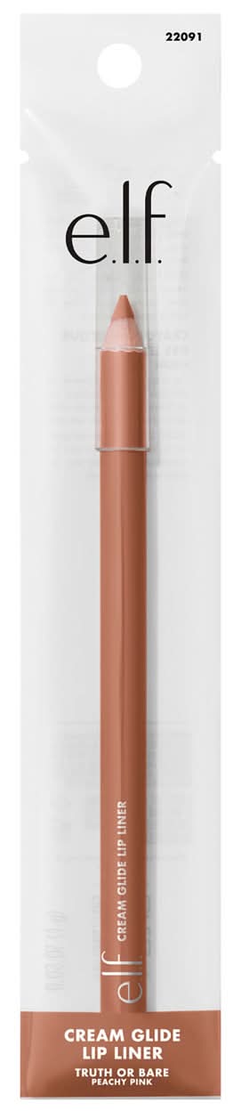 E.L.F. Truth or Bare Peachy Pink Cream Glide Lip Liner