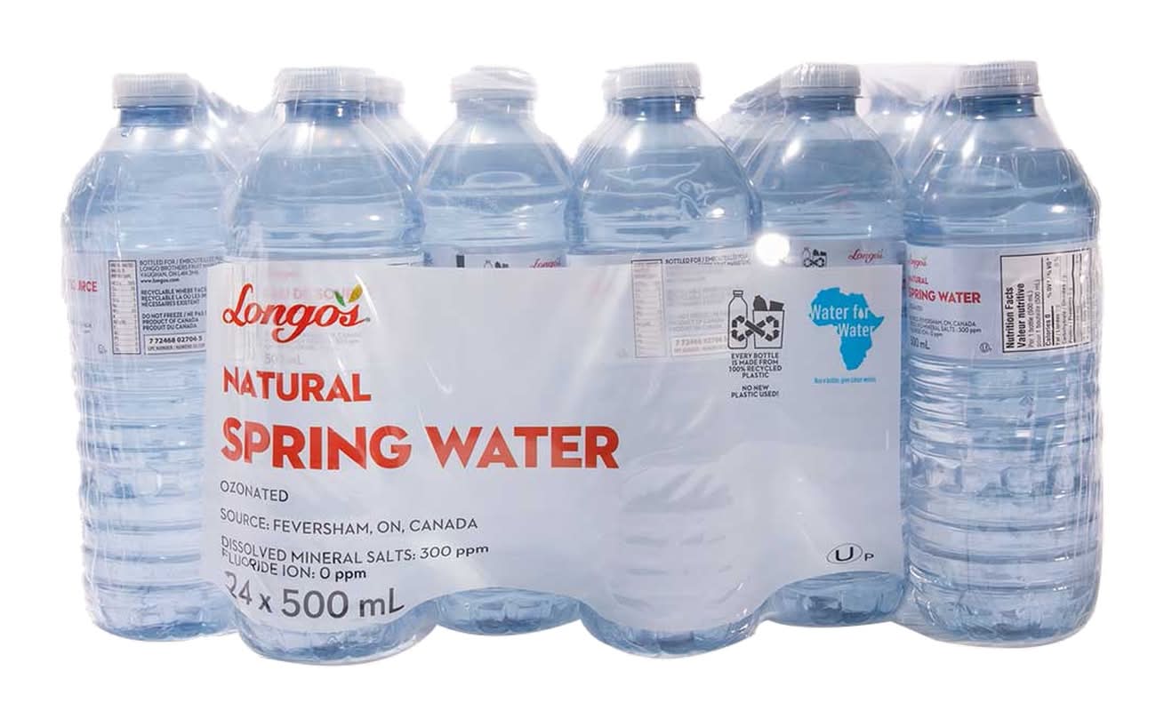 Longo's Natural Spring Water (24 x 500 ml)
