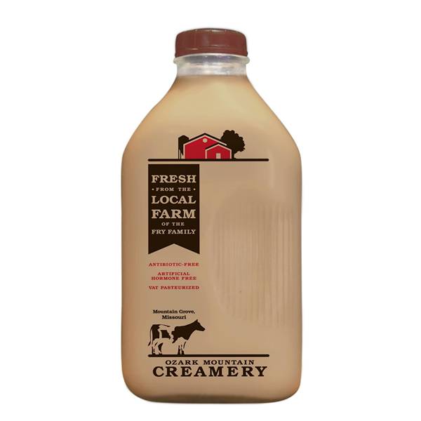 Ozark Mountain Creamery Fresh Local Farm Milk, Chocolate (64 fl oz)