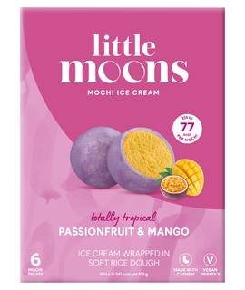 Little Moons Passionfruit & Mango Mochi I/Cream 6X32G