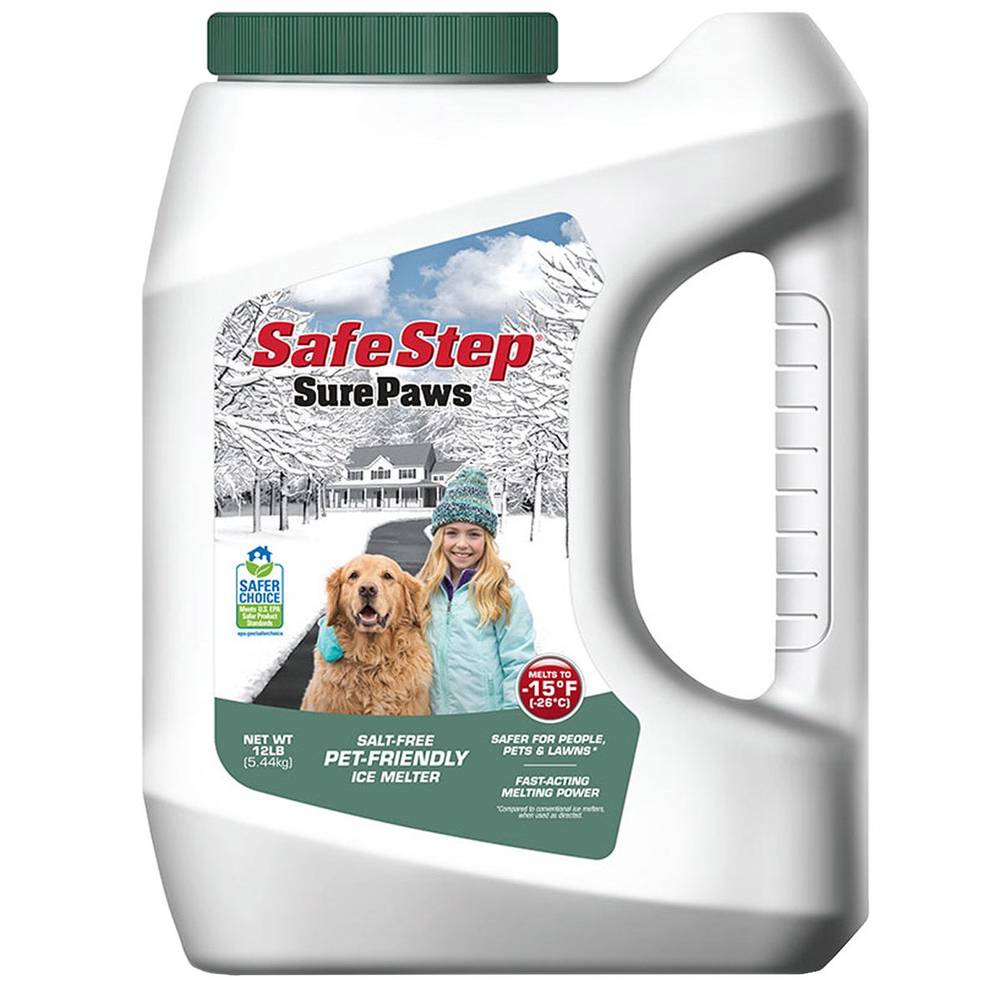 Safe Step Sure Paws Pet Friendly Ice Melter, 12 lbs