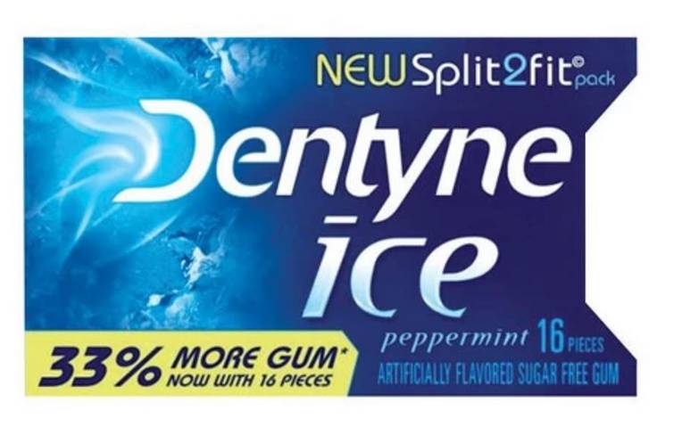 Dentyne Ice Peppermint Sugar Free Gum 16-Piece