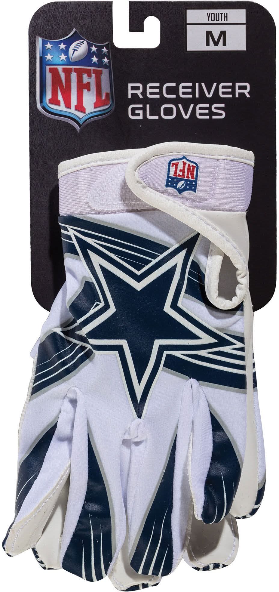 Franklin Youth Dallas Cowboys Team Logo Receiver Gloves
