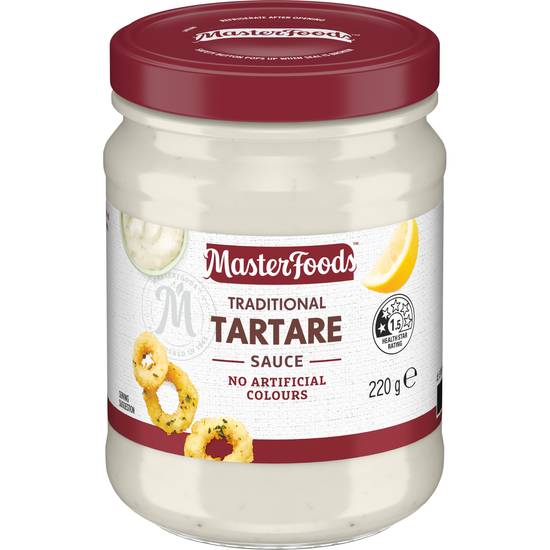 Masterfoods Traditional Tartare Sauce 220g