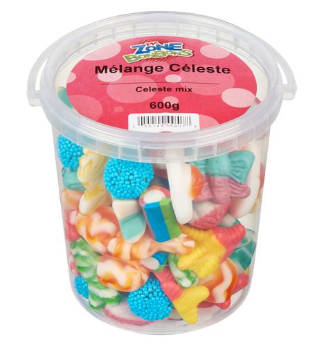 Les Aliment JVF Ma Zonebonbons Johnvince Candy Celeste Mix (600 g)