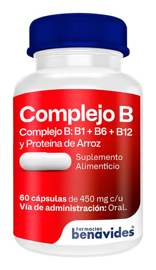 Farmacias Benavides · Complejo b cápsulas (60 un)