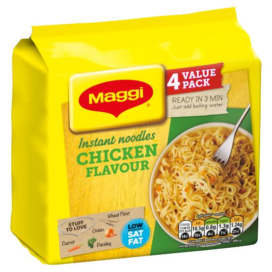 Maggi Chicken, Instant Noodles (4 pack)