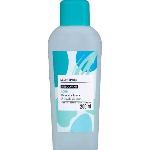 Monoprix Dissolvant Soin @ L Huile De Ricin Le Flacon De 200 Ml