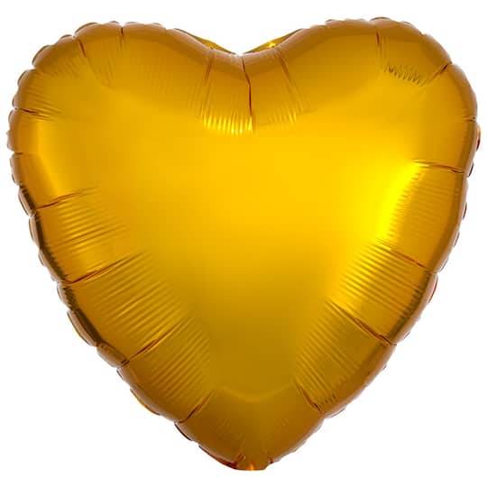 17" Metallic Heart Mylar Balloon