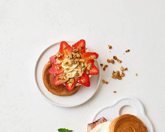 Roll Morango, Banana e Granola
