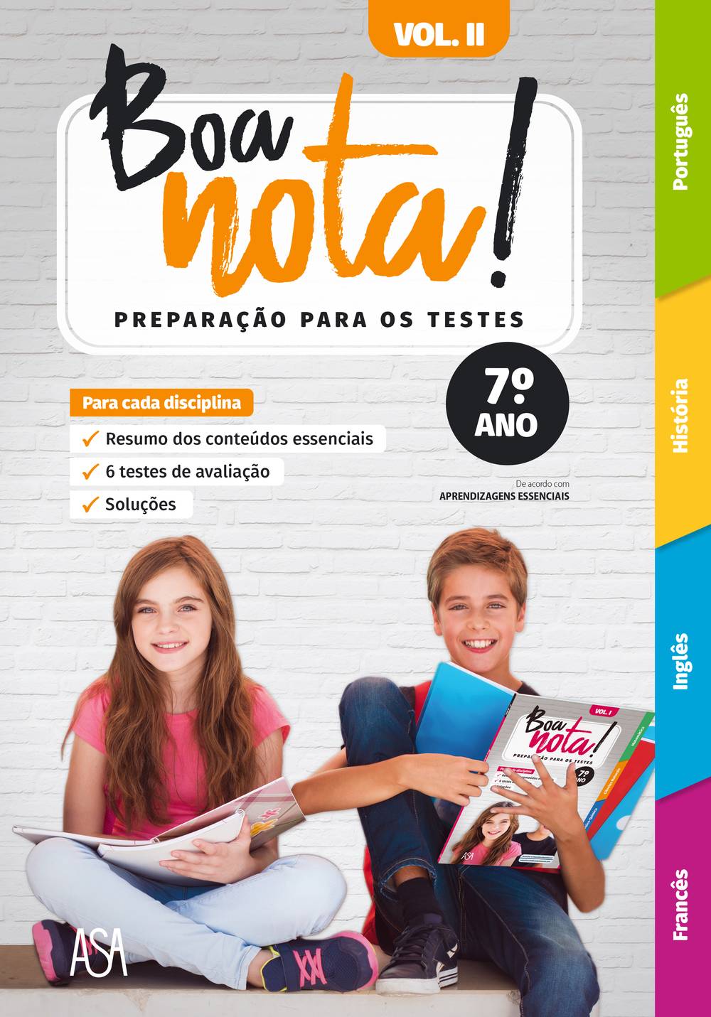 Boa Nota! Preparação para os Testes - 7.º Ano de Alice Amaro, Cristina Fonseca, Cristina Baptista e Teresa Rodrigues - Volume II