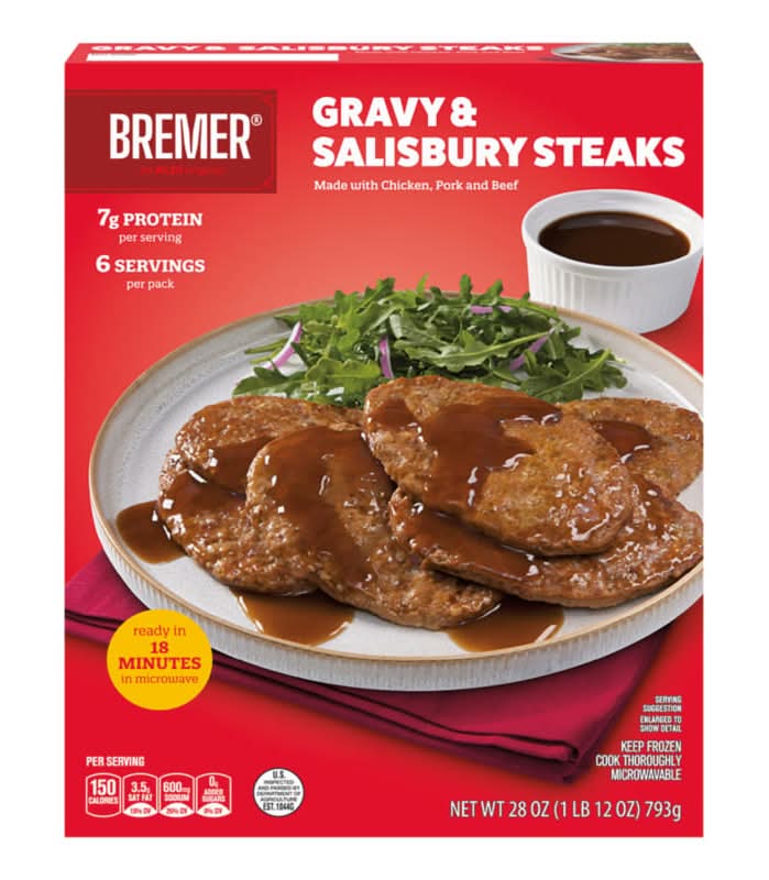 Bremer Everyday Gravy & Salisbury Steaks (28 oz)