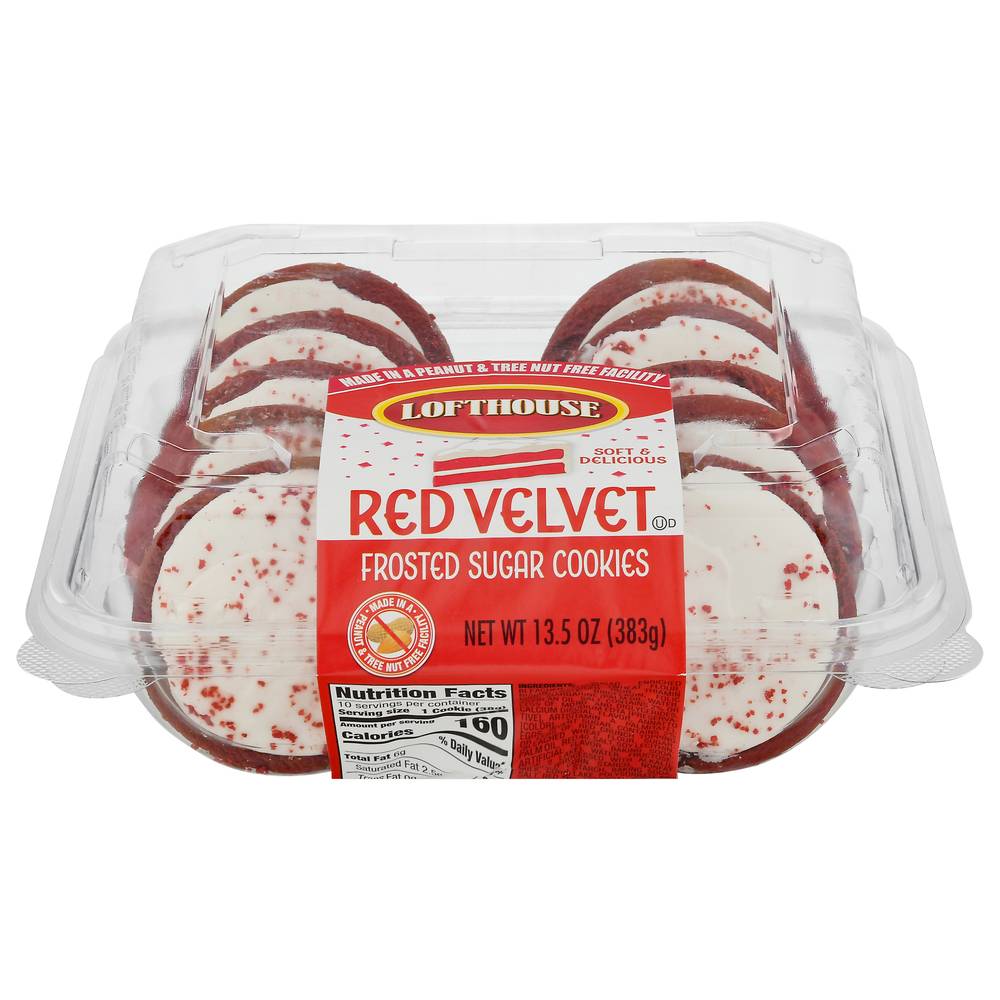 Lofthouse Red Velvet Frosted Sugar Cookies (13.5 oz)