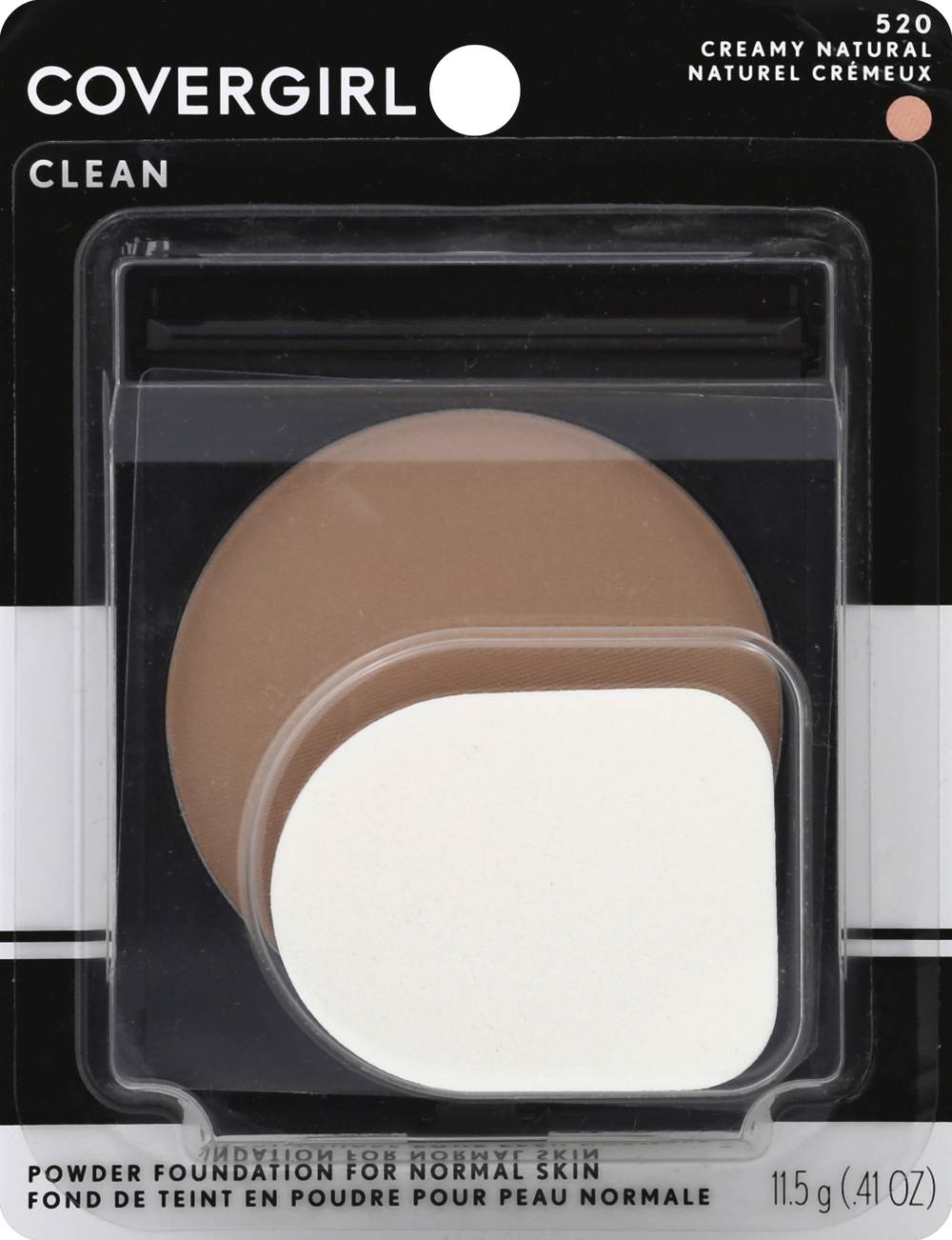 CoverGirl Clean Powder Foundation 520 Creamy Natural (0.5 oz)