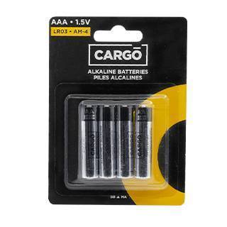 Cargo AAA Batteries 4Pk