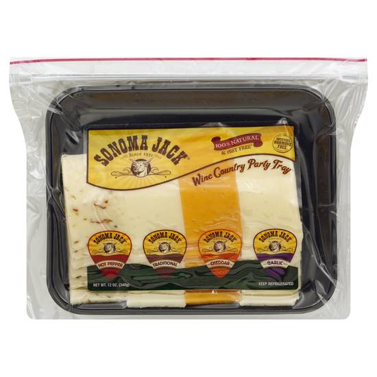 Sonoma Jack Cheese Wine Country Party Tray