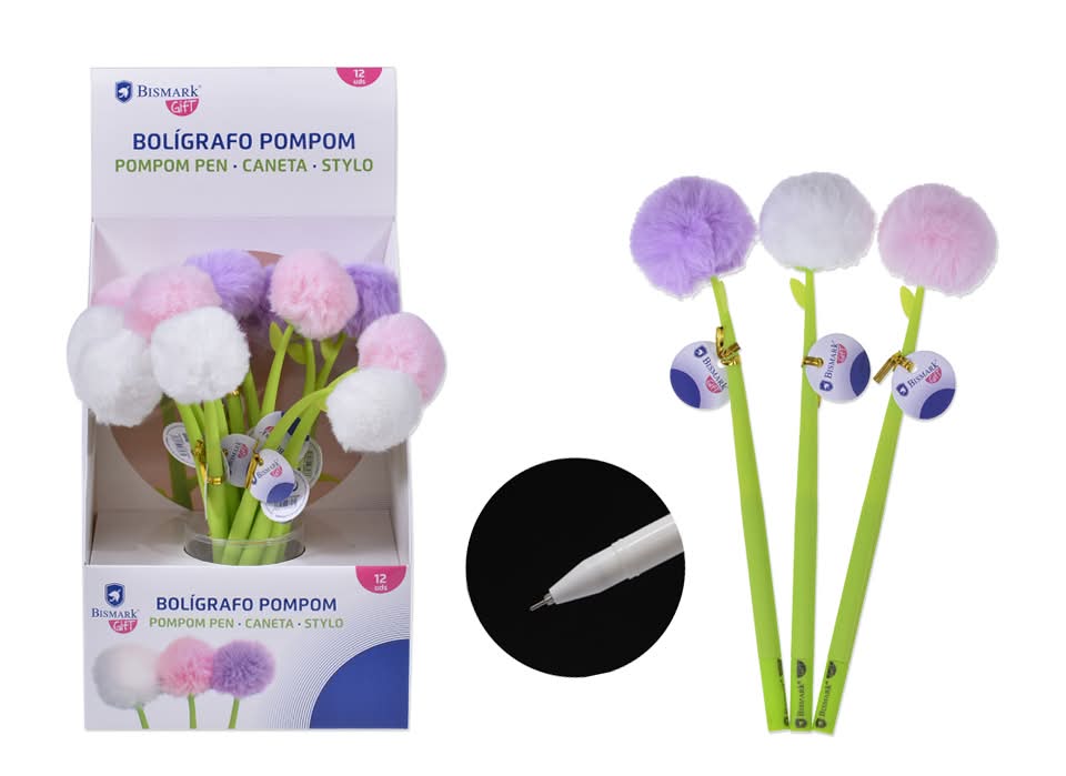 Caneta Pompom - Dente De Leão