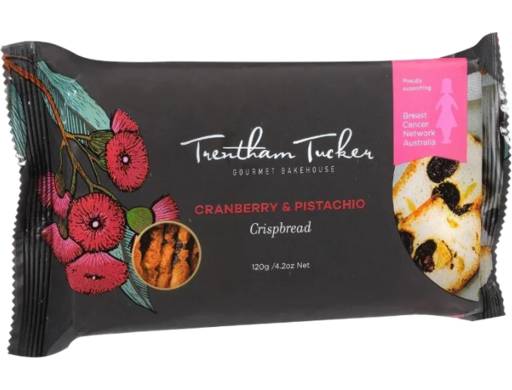 Trentham Tucker Crispbread Cranberry Pistachio (120g)