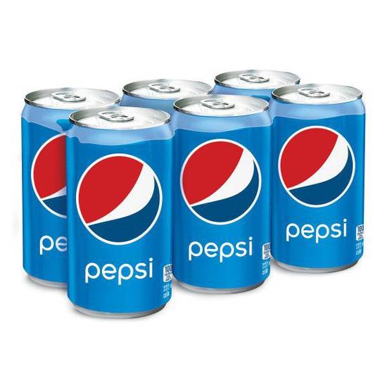 Pepsi Cola Soft Drink (6 ct, 220 ml)