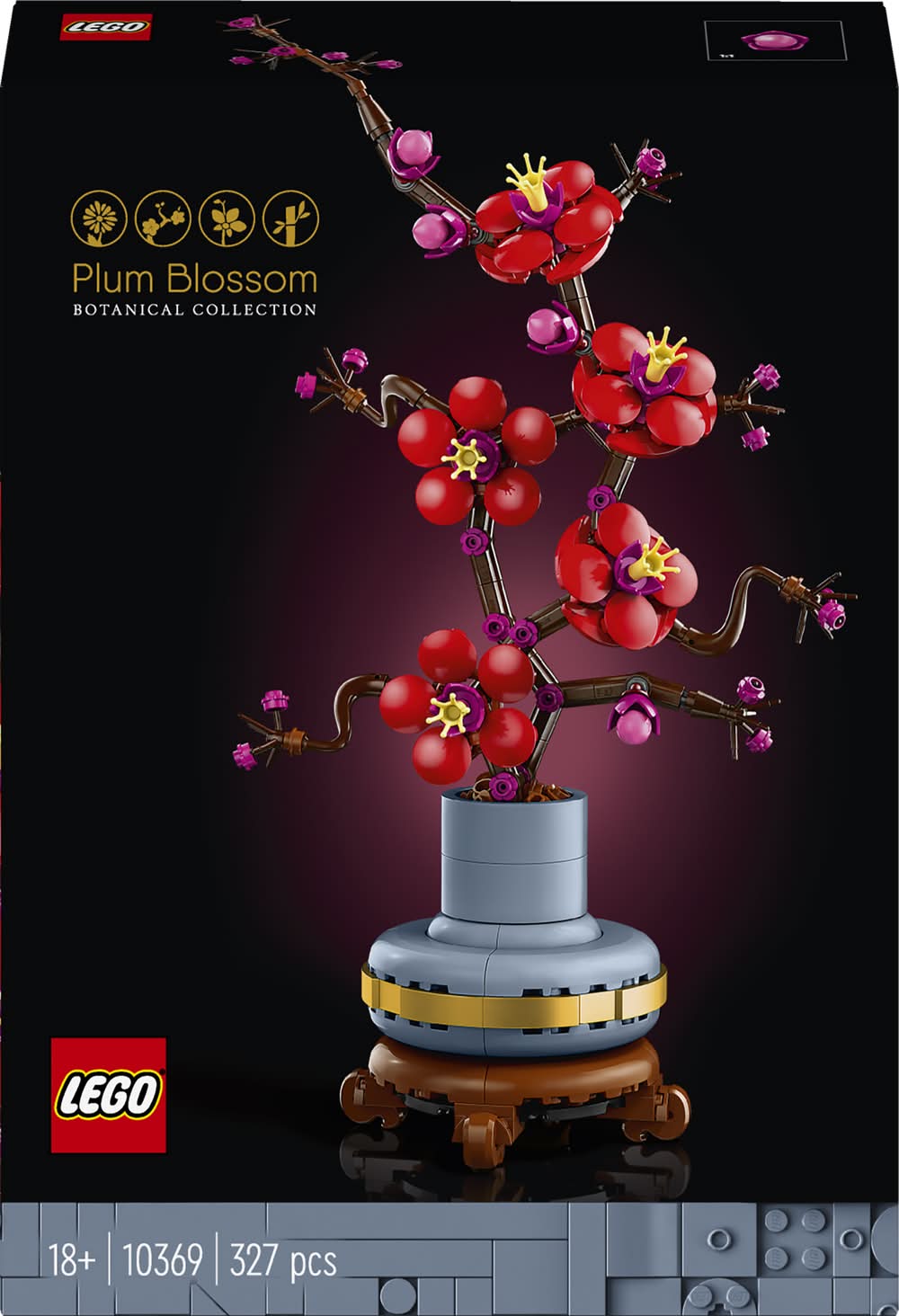 LEGO · Botanicals set de construcción flor de ciruelo 10369