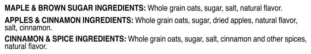 Quaker Instant Oatmeal Flavor Variety Pack 10.6 Oz Box 7 Ct