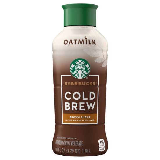Starbucks Oatmilk Cold Brew Premium Coffee Beverage (40 fl oz) (brown sugar)