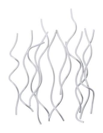 Poppy Designs Co. Curly Birthday Candles 12-Pack Silver