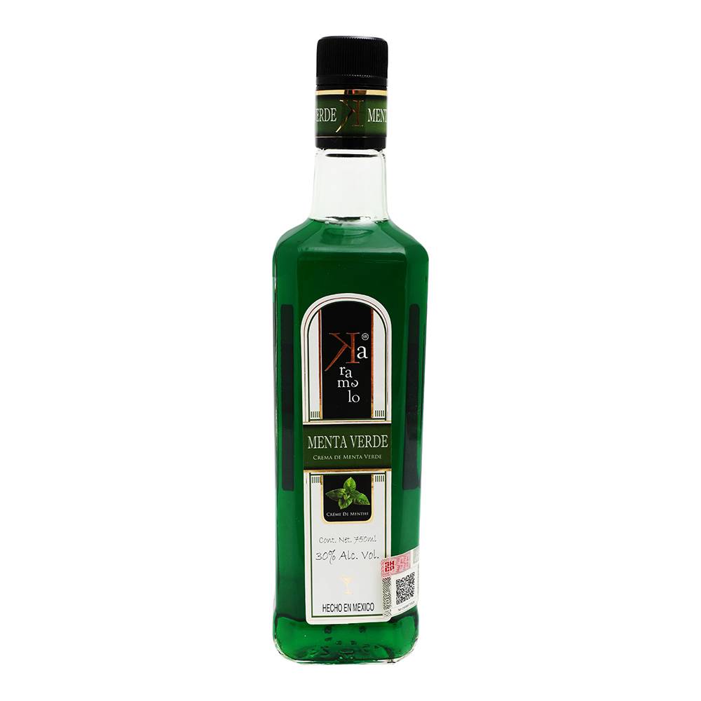 Karamelo licor de menta verde ( 750 ml)