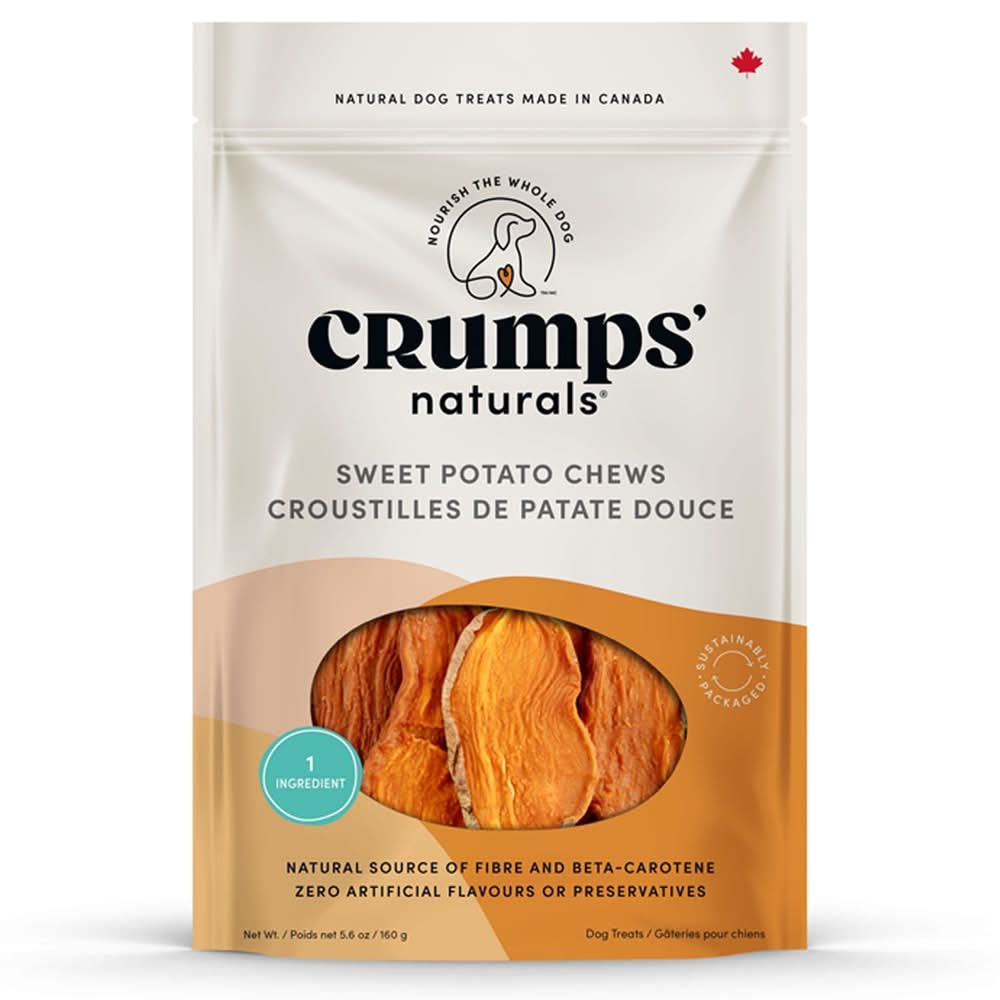 Crumps' Naturals Sweet Potato Chews Dog Treats, 5.6 oz