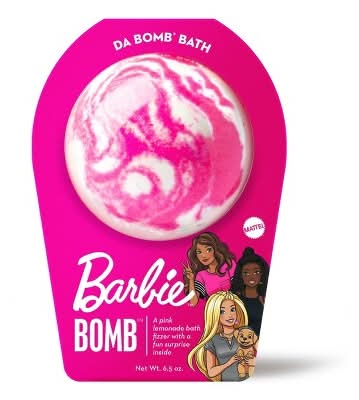 Barbie Da Bomb Bath Fizzer Swirl, Pink (7 oz)