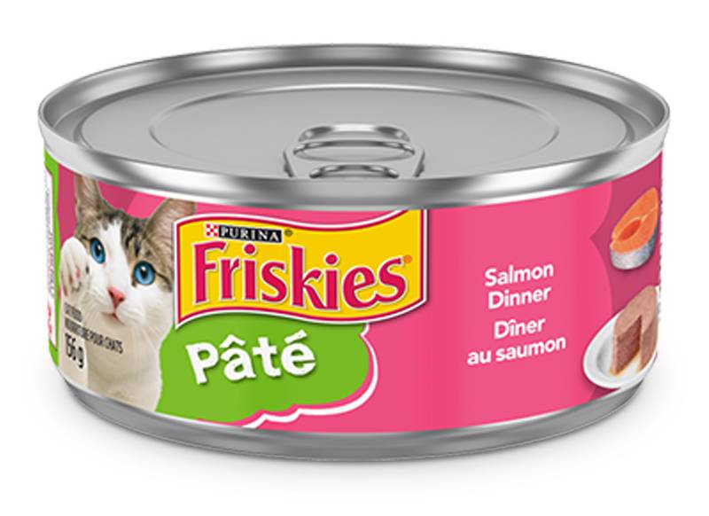 Friskies Pate Salmon Dinner Wet Cat Food (156 g)