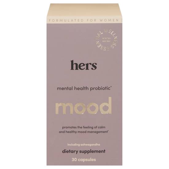Hers Mood Mental Health Probiotic Supplement (30ct)